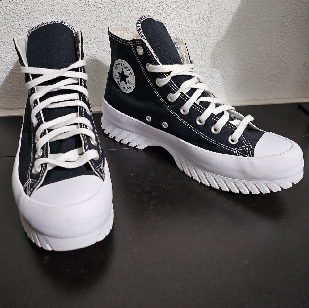Converse women's high top platform